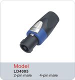 Speaker Connector Chassis Speakon 4 Pole Plug Male Connector 4-Pin