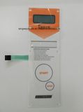 Flat Non Tactile Membrane Switch with Housing