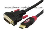 HDMI 19-Pin Plug to DVI Plug Digital Cable, Dual Colors Molding Type