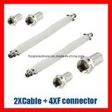 Satellite Flat Window Cable for 50-2250MHz & Flat Though Cable