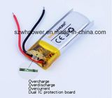 3.7V 80mAh Rechargeable Li Polymer Li-ion Battery for Bluetooth Headset