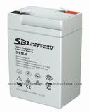 6V4ah Small Size AGM Battery (3-FM-4W) with CE RoHS UL