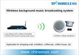 Long Distance Audio Wireless Transmitter for Shopping Malls, Plaza, Restaurants, Exhibitions (Support XLR and RCA)
