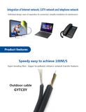 China Self-Supporting Optic Cable of FTTH Gytc8y
