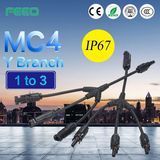 DC1000V Solar Cable Y-Type Connector Mc4 Y Branch Assembly for Solar Panels
