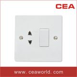 16A 1 Gang+20A Single Pole/Double Pole Wall Switch&Socket