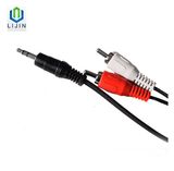 Durable RCA Cable 2RCA to 3.5mm