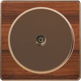 British Standard One Gang TV Socket Flat (A2)