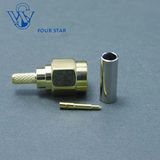 RF Caoxial SMA Male Plug Crimp Connector for Rg316 Cable