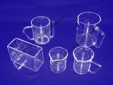 Quartz Glass Container, Quartz Square Cylinder
