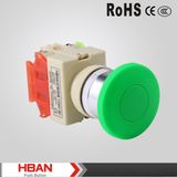 Hby090-11m Mushroom Momtentary Plastic Push Button Switch