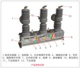 ISO9001 Zw32-12/T Outdoor Intelligent Permanent Magnet 12kv Vacuum Circuit Breaker
