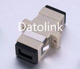 Beige Sc mm Simplex Fiber Optical Adapter