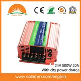 (HM-24-500) 24V 500W Hybrid Inverter Can with City Power