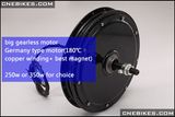36V/48V Brushless Gearless Hub Motor for Electric Bike