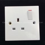Bakelike Material 1 Gang 13A Wall Switch Socket (8336S)
