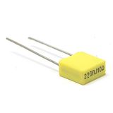 Mini Box Type Metallzied Polyester Film Capacitor 224j100V