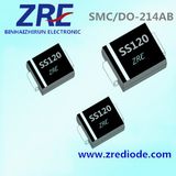 1A Schottky Barrier Rectifier Diode Ss12 Thru Ss120 SMC-Do/214ab Package