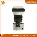 Electrical Square Plastic Push Button Switch White Pbs-008