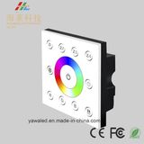 Wall-Mounted 12-24V DC 4 Zone RGBW 4CH DMX512 4CH LED Touch Panel Controller