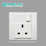 New Design 13A Single Plastic Wall Socket OEM