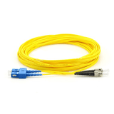 Sc-St Fiber Optic Patch Cords Sm Dx Upc Standard LSZH