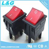 Home Appliance 4pins 2positions on-off Illuminated Micro Rocker Button Switch