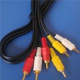 PVC Injection 3RCA to 3RCA a/V Cable (ca-017)