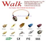 WiFi Antenna Interface Cable: N Female Straight Bulkhead to RP-SMA Male Straight with Rg316 Cable