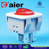 Gray Color Round 15A 125VAC Rocker Switch