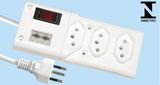 3 Outlets RJ45 Brazil Power Strip 3m