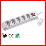 6 Gang Extension Socket, AC Extension Cord Cable Cord with with Child Protector Switch