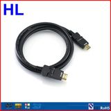 High End 1080P Round 90 Degree Rotatable HDMI Cable