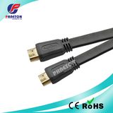 Flat HDMI Cable in Black Color for 1.4V