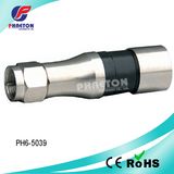 Rg11 Compression RF F CATV Cable Connector for Coaxial (pH6-5039)