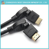 High Speed Gold Plated 1m 2m 3m 5m 2.0 4K 2160p HDMI Cable 360 Degree Rotation