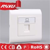 PC Material RJ45 Data Outlet for Computer and iPad Using