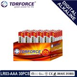 1.5V Digital Alkaline Battery Dry Battery with BSCI (LR03-AAA 30PCS)