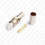 Fme Jack Female Crimp for LMR195 Rg58 Rg400 Rg142 Straight RF Coax Connector