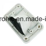 Bull Nose Wall Plate for Cable Management White