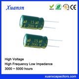 200V 15UF 4000hours Electrolytic Capacitor High Frequency