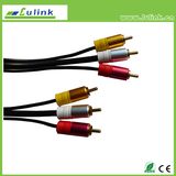 3 RCA to 3 RCA Male to Male Cable/Computer Cable