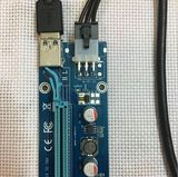 PCI-E 1X to 16X Extension Rider Adapter Card 009s
