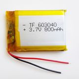 3.7V 800mAh 603040 Lipo Rechargeable Battery