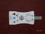 Light Weight White Graphic Overlay Membrane Switch with Touch Screen Panel