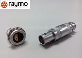 4 Pin Circular Connector in Size 0s Series Straight Plug with Cable Collet Ffa