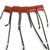 4.7ufx100VDC Metallized Polyester Film Capacitor with Soft Wire