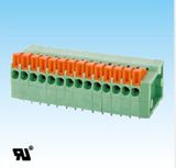 Spring Clamp Terminal Block with 2.54mm Pitch