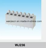 PCB Spring Terminal Block Connector with Sharpnel - Screwless (WJ236-5.0)