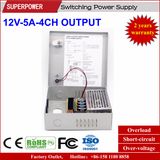 12V 5A 4CH Output CCTV Camera Switching Power Supply